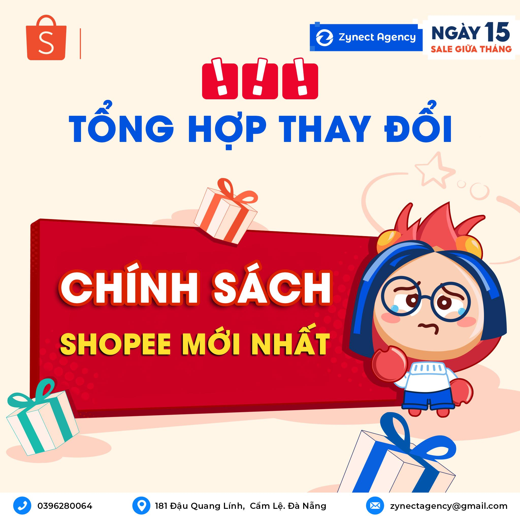 Tổng hợp thay đổi Shopee